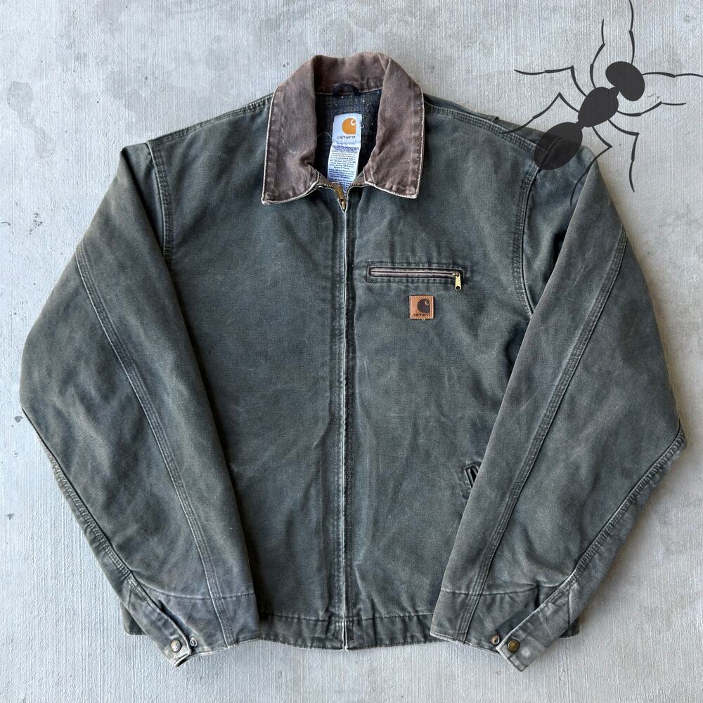 Carhartt J97 MOS green Detroit work wear jacket